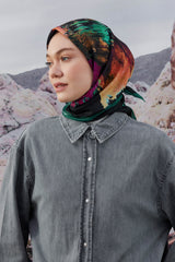 Desenli Soft Pamuk Eşarp Colors