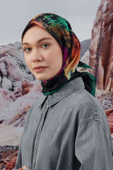 Desenli Soft Pamuk Eşarp Colors