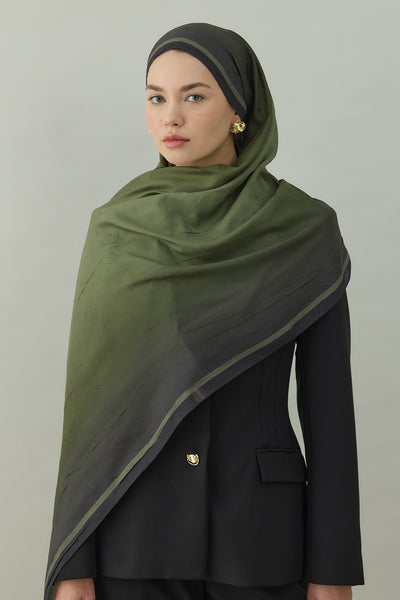 Kraş Aura Degrade Desen Şal Haki